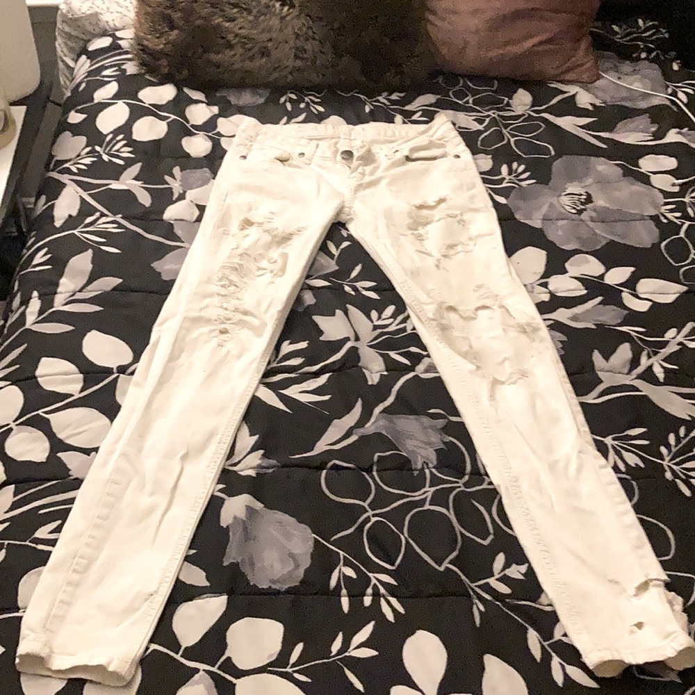 White jeans